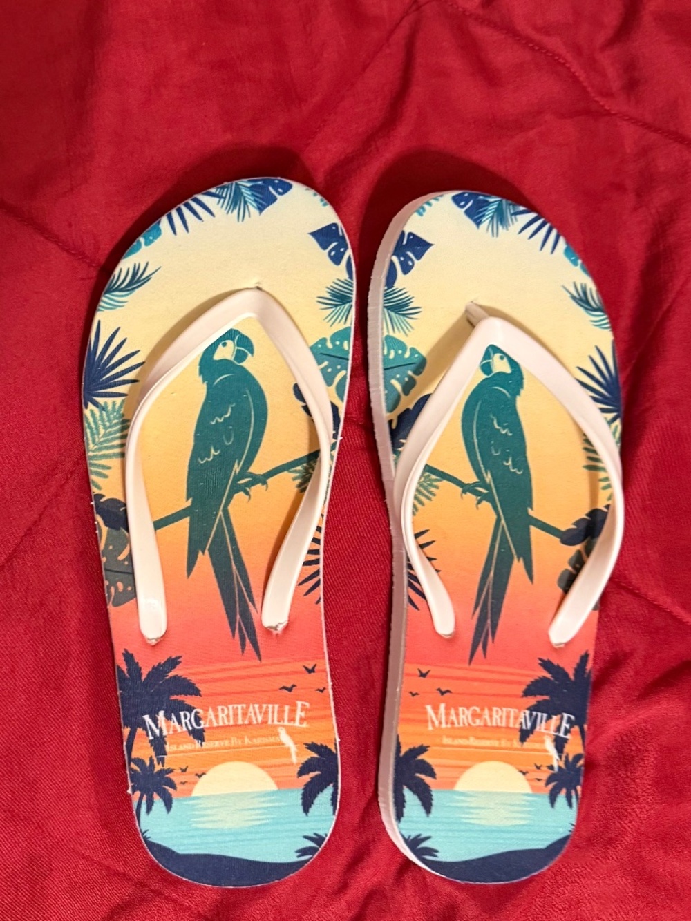 Margaritaville Parrot Flip Flops Women's